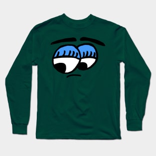 Cartoon side eye Long Sleeve T-Shirt